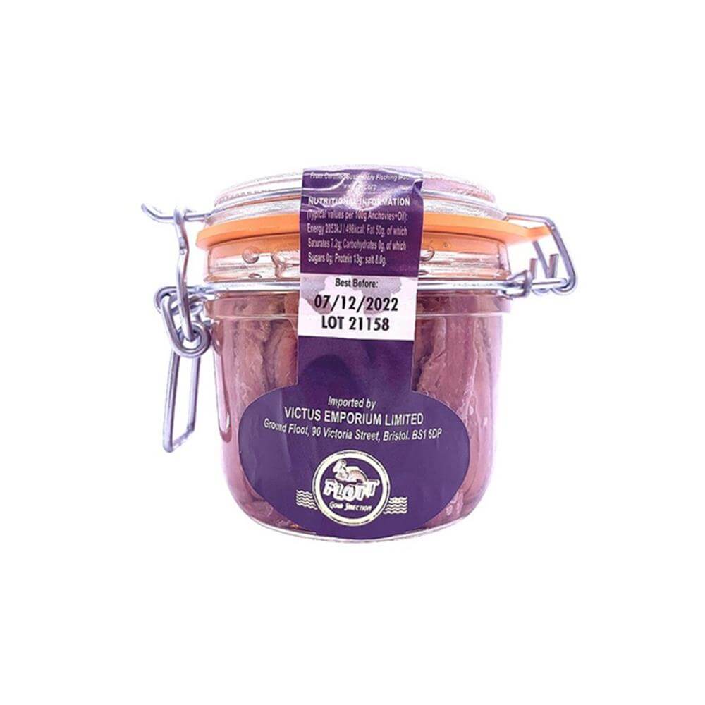 Flott Cantabrian Anchovies 235g